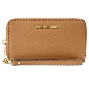 Michael Kors Wallet Jet Set Large Flat Multifunction Phone Case